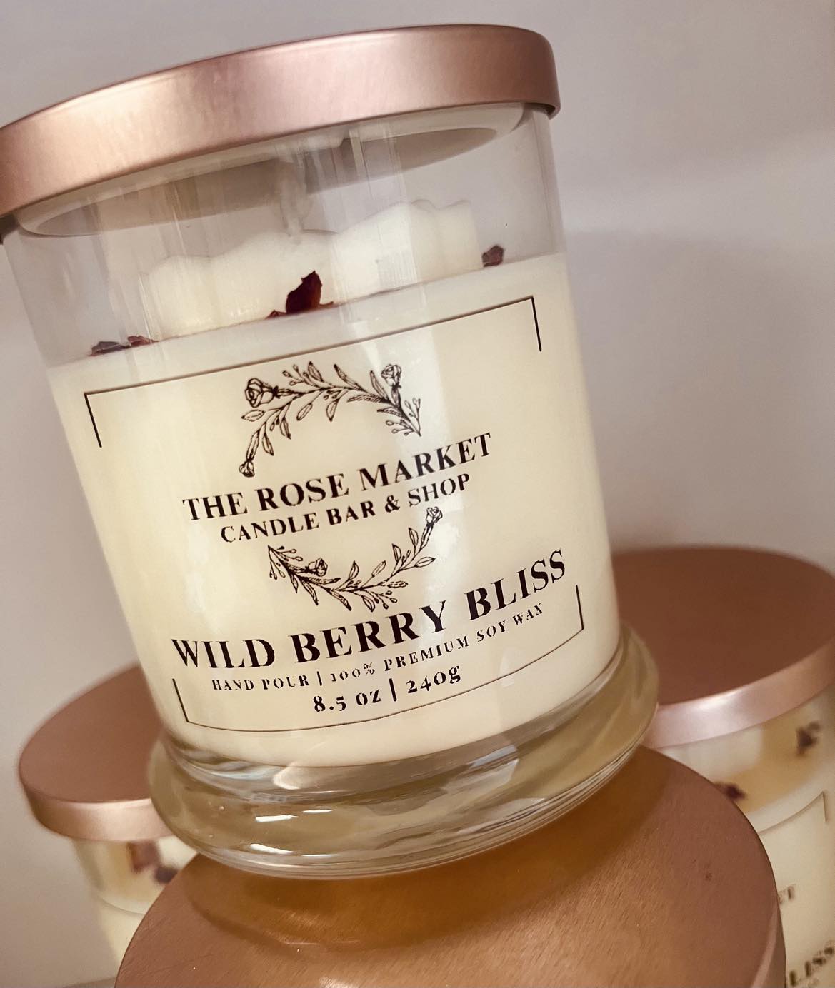 Luxe Rose Candle (8.5oz)