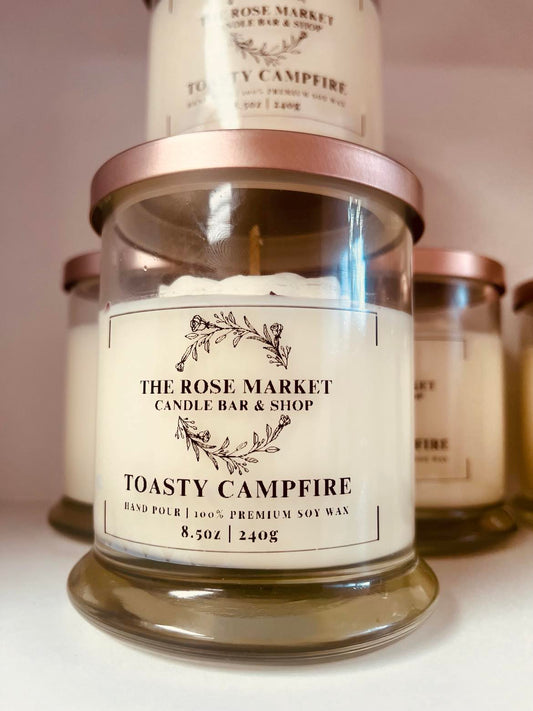 Toasty Campfire - Rose Candle (8.5oz)